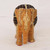 Hand-Carved Kadam Wood Sculpture of an Elephant from India 'Elephant Magnificence'