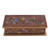 Reverse Painted Glass Butterfly Decorative Box in Sepia 'Butterfly Jubilee in Sepia'