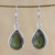 Classic Teardrop Shaped Labradorite Dangle Earrings 'Aura of Energy'