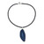 Brazilian Blue Agate Pendant Necklace 'Blue Lake'