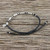 Bohemian Black Cord and 950 Silver Beaded Bracelet 'Bohemian Life in Black'