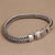 Sterling Silver Naga Chain Bracelet from Bali 'Bold Shine'