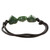 Jade Heart Pendant Bracelet in Green from Guatemala 'Maya Love in Green'