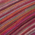 Multi-Color Striped 100 Alpaca Wool Knit Fringed Poncho 'Swirling Fire'