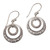 Hand Crafted Balinese Sterling Silver Dangle Earrings 'Dreamy Wanderer'