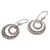 Hand Crafted Balinese Sterling Silver Dangle Earrings 'Dreamy Wanderer'