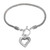 Sterling Silver Heart Charm Bracelet Crafted in Bali 'Love Is Complex'