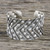Handmade Sterling Silver Cuff Bracelet from Thailand 'Silver Splendor'