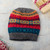 Multicolored Knit 100 Alpaca Hat from Peru 'Multicolored Inca'