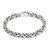 Men's Sterling Silver Byzantine Chain Bracelet from Bali 'Masculine Path'