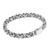 Men's Sterling Silver Byzantine Chain Bracelet from Bali 'Masculine Path'