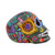 Hand Painted Multi-Color Floral and Dove Ceramic Skull 'Glorious Ancestors'