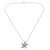 Larimar and Sterling Silver Starfish Pendant Necklace 'Starfish Sparkle'