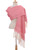 Ivory Diamond Motif on Rose Pink Handwoven Cotton Rebozo 'Diamond Blush'