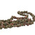 Unakite Beaded Strand Long Necklace from Brazil 'Rosy Sage'