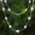 Rhodium Plated Cultured Pearl Link Necklace from Thailand 'Shining World'