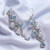 Blue Topaz and Rainbow Moonstone Earrings from India 'Morning Climber'