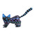 Hand-Painted Wood Alebrije Cat Figurine from Mexico 'Nocturnal Cat'