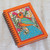 Paper Journal with Signed Madhubani Bird Painting from India 'Spring Bliss'