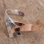 Sterling Silver and Copper Cuff Bracelet from Mexico 'Metallic Union'