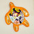 Lively Turtle Talavera Ceramic Wall Sculpture from Mexico 'Lively Turtle'
