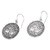 Tree-Themed Sterling Silver Dangle Earrings from Bali 'Sacred Plumeria Tree'