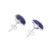 Teardrop Lapis Lazuli Button Earrings from India 'Mystic Tears'