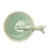 Elephant-Themed Celadon Ceramic Incense Holder 'Sipping Elephant'