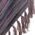 Striped 100 Alpaca Poncho in Purple from Peru 'Captivating Stripes in Purple'