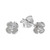 Floral Sterling Silver Stud Earrings Crafted in Thailand 'Pollinators'