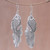 Sterling Silver Goldfish Dangle Earrings from Thailand 'Goldfish Bliss'