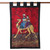 Royal Batik Cotton Wall Hanging from India 'King of Rajasthan'