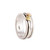 Heart Motif Sterling Silver and Brass Spinner Ring 'Traveling Hearts'