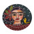 Frida Kahlo Ceramic Wall Art Crafted in Mexico 'Serene Frida'