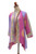 Fuchsia and Purple Batik Rayon Kimono Jacket from Bali 'Balinese Cover'