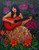 Portrait of a Woman with a Guitar Painting from Java 'Song of My Guitar'