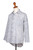 Stone and Eggshell Men's Cotton Shirt from Bali 'Bali Monochrome'