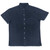 Men's Short Sleeve Cotton Blend Shirt in Navy from India 'Classic Man in Navy'