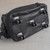 Expandable Leather Wheeled Travel Bag in Black from Brazil 'Style Traveler in Black'