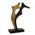 Hand Crafted Abstract Bronze Sculpture 'Dancers'