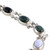 Handcrafted Sterling Silver Link Jade Bracelet 'Jocotenango Rainbow'