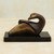 Brazilian Signed Contemporary Duck Sculpture in Bronze 'Gentle Duckling'