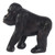 Hand Carved Sese Wood Gorilla Statuette from Ghana 'Walking Gorilla'