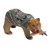 Colorful Polymer Clay Bear Sculpture 3.9 Inch from Bali 'Successful Grizzly'