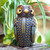 Colorful Polymer Clay Owl Sculpture 3.5 Inch from Bali 'Decorative Owl'