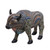 Handcrafted Polymer Clay Sculpture of a Bison from Bali 'Majestic Bison'