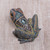 Colorful Polymer Clay Frog Sculpture 2.8 Inch from Bali 'Decorative Frog'