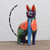 Handcrafted Copal Wood Alebrije Cat Figurine from Mexico 'Graceful Feline'