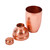 Hammered Copper Cocktail Shaker from Mexico 'Chic Mixologist'