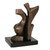 Romance-Themed Abstract Bronze Sculpture from Brazil 'Magic'